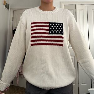 Brandy Melville American Flag Sweater